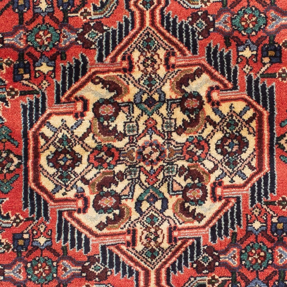 Tapis de couloir Tapis persan - Nomadic - 207 x 85 cm - rouge