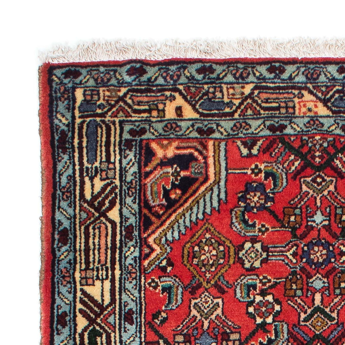 Tapis de couloir Tapis persan - Nomadic - 207 x 85 cm - rouge