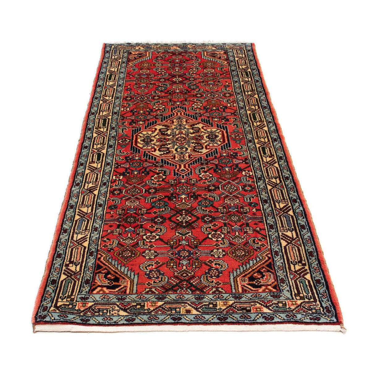 Tapis de couloir Tapis persan - Nomadic - 207 x 85 cm - rouge