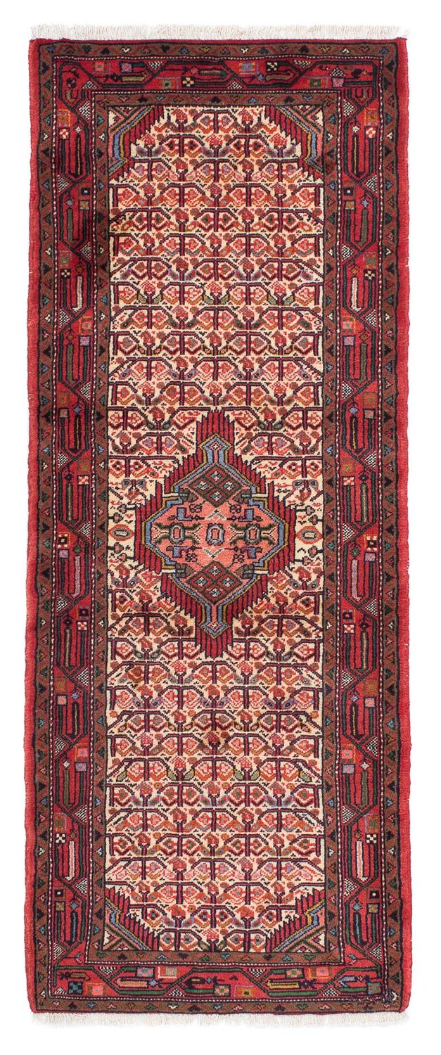 Tapis de couloir Tapis persan - Nomadic - 210 x 78 cm - rouge clair