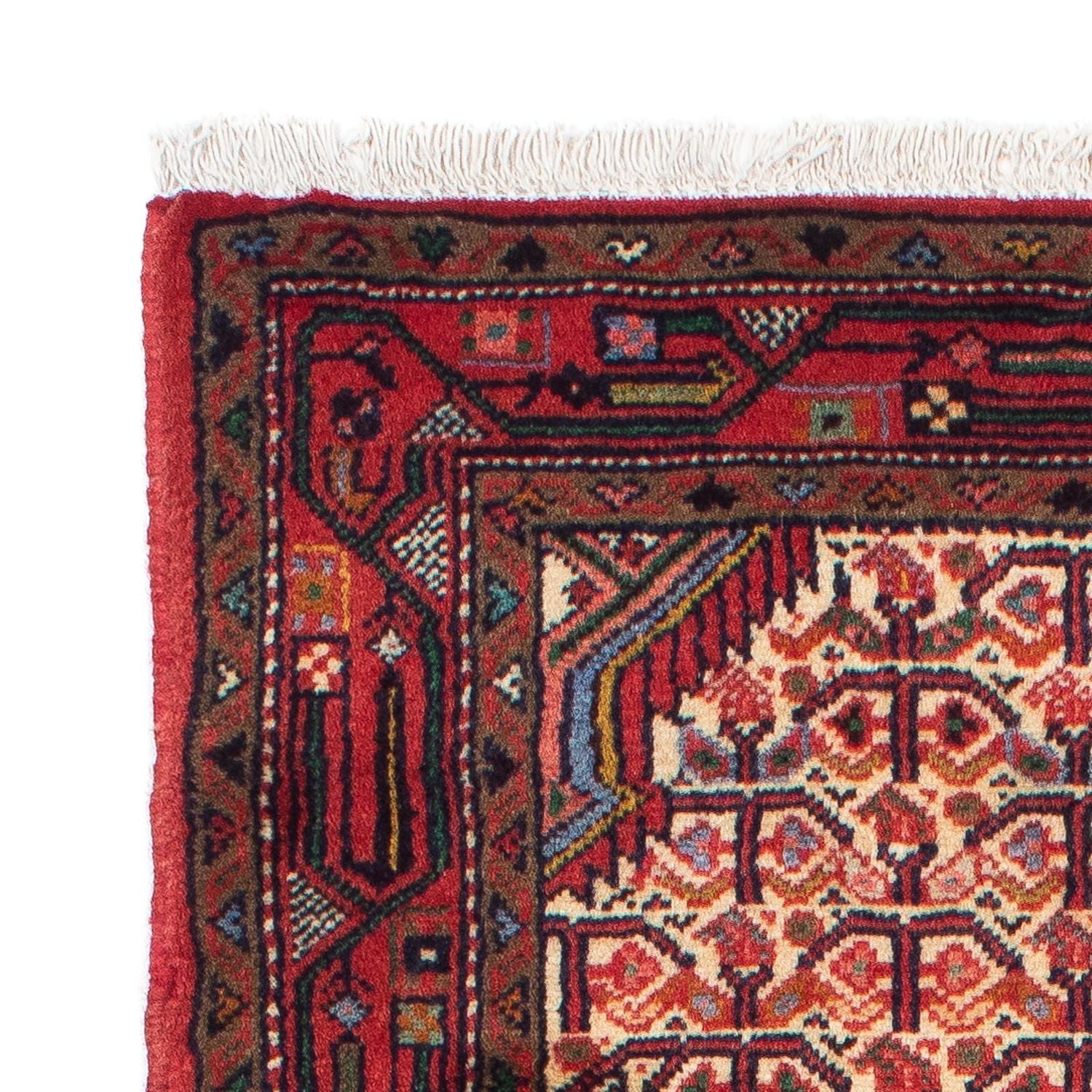 Tapis de couloir Tapis persan - Nomadic - 210 x 78 cm - rouge clair