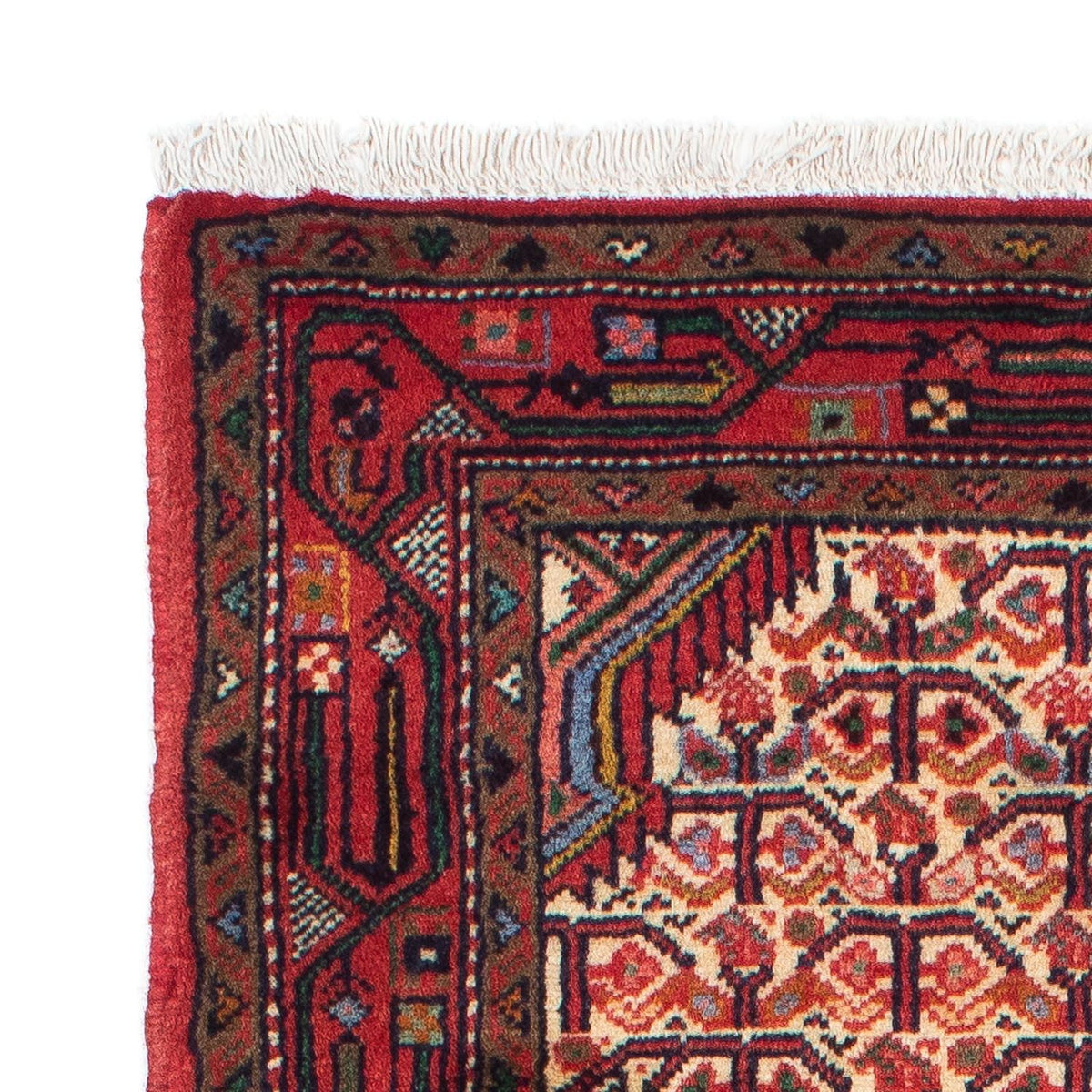 Tapis de couloir Tapis persan - Nomadic - 210 x 78 cm - rouge clair