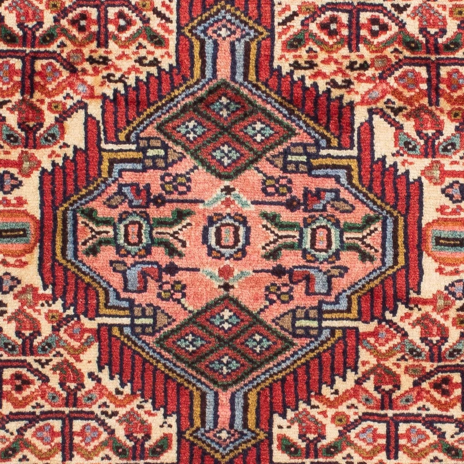 Tapis de couloir Tapis persan - Nomadic - 207 x 86 cm - rouge clair