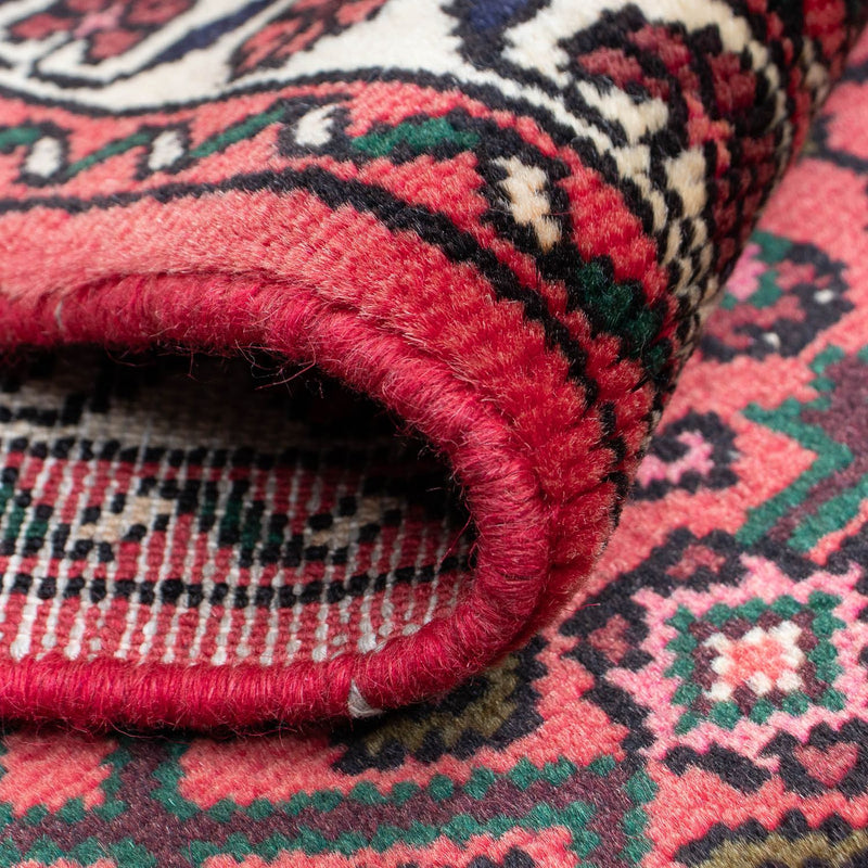 Tapis de couloir Tapis persan - Nomadic - 200 x 73 cm - rouge foncé