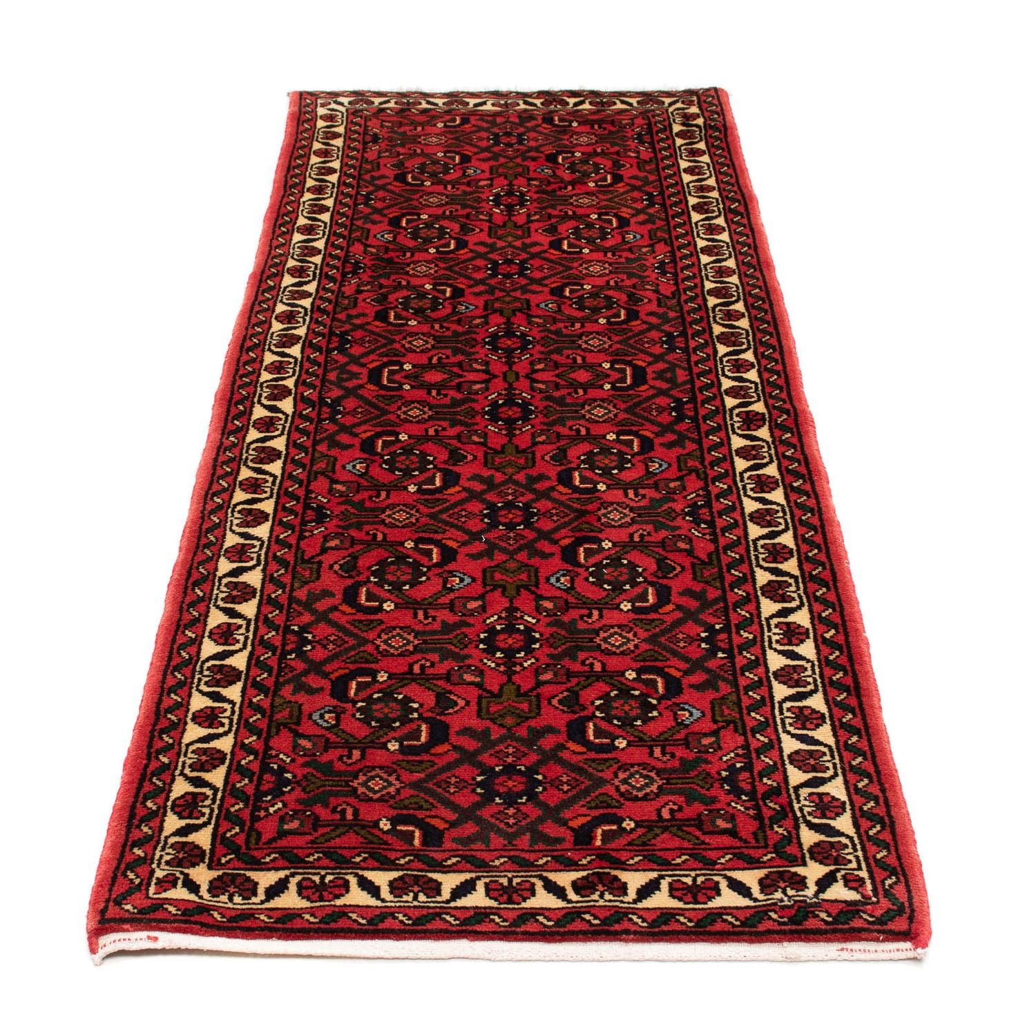 Tapis de couloir Tapis persan - Nomadic - 200 x 73 cm - rouge foncé