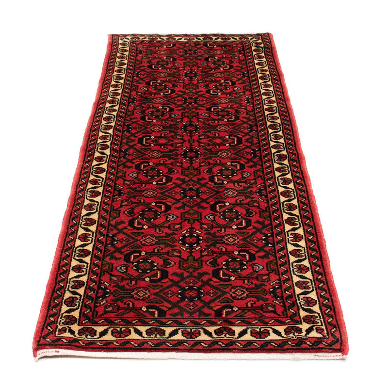 Tapis de couloir Tapis persan - Nomadic - 200 x 73 cm - rouge foncé