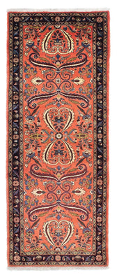 Tapis de couloir Tapis persan - Nomadic - 220 x 83 cm - rouge clair