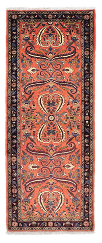 Tapis de couloir Tapis persan - Nomadic - 220 x 83 cm - rouge clair
