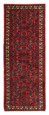 Tapis de couloir Tapis persan - Nomadic - 195 x 75 cm - rouge foncé