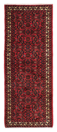 Tapis de couloir Tapis persan - Nomadic - 195 x 75 cm - rouge foncé