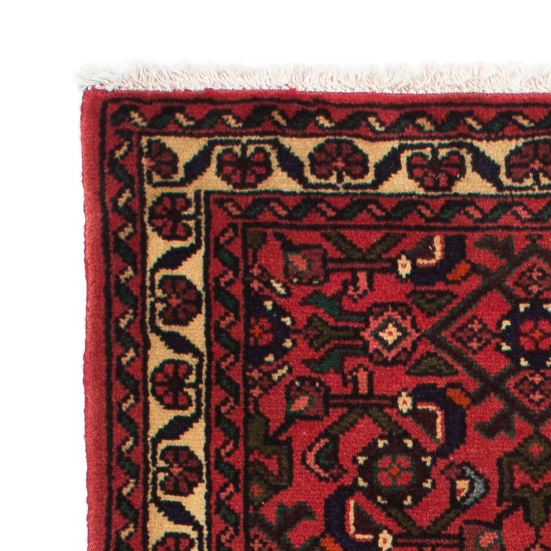Tapis de couloir Tapis persan - Nomadic - 195 x 75 cm - rouge foncé