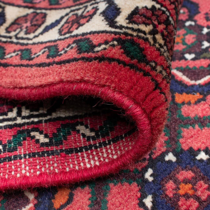 Tapis de couloir Tapis persan - Nomadic - 195 x 75 cm - rouge foncé