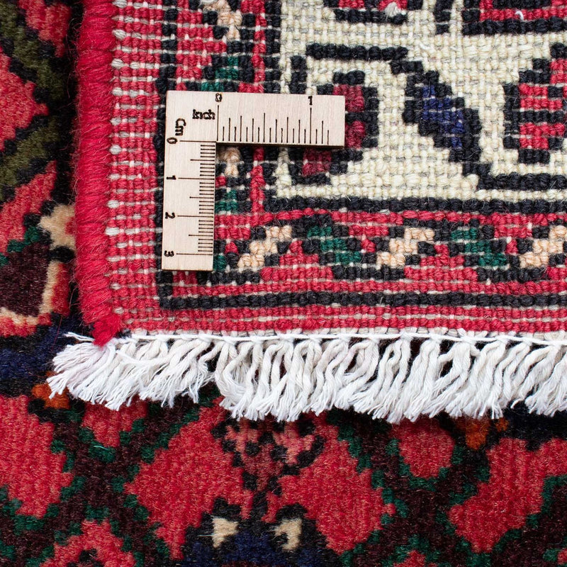 Tapis de couloir Tapis persan - Nomadic - 195 x 75 cm - rouge foncé