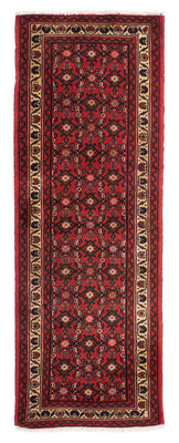 Tapis de couloir Tapis persan - Nomadic - 196 x 70 cm - rouge foncé