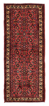 Tapis de Hosseinabad Tapis 80x200cm - Tapis persan - Tapis de couloir / Rouge foncé / 80 x 200 cm Tapis de couloir