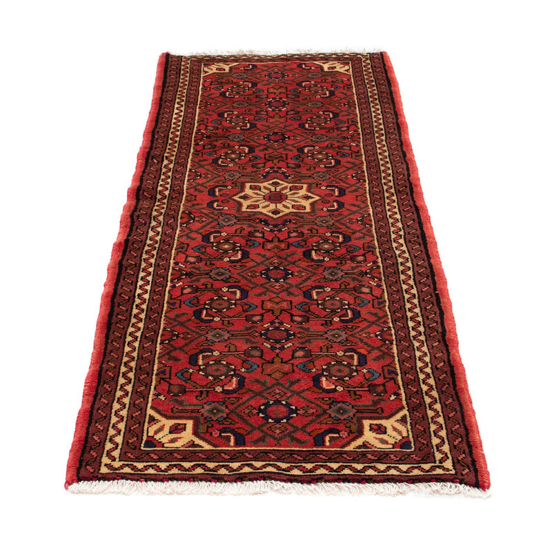 Tapis de couloir Tapis persan - Nomadic - 192 x 70 cm - rouge foncé