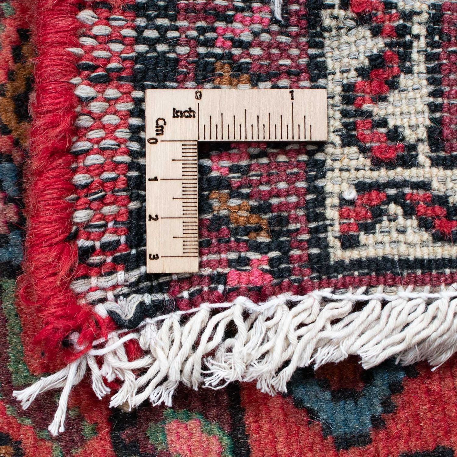 Tapis de couloir Tapis persan - Nomadic - 192 x 70 cm - rouge foncé