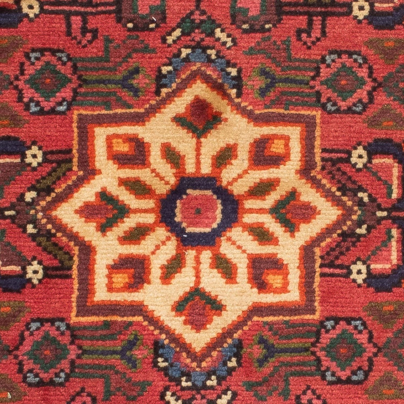 Tapis de couloir Tapis persan - Nomadic - 210 x 73 cm - rouge foncé