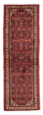 Tapis de couloir Tapis persan - Nomadic - 190 x 67 cm - rouge foncé