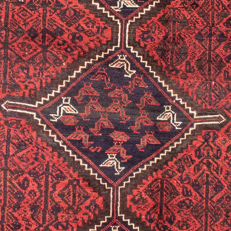 Tapis persan - Nomadic - 290 x 210 cm - rouge clair