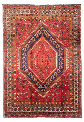 Tapis persan - Nomadic - 298 x 207 cm - rouge