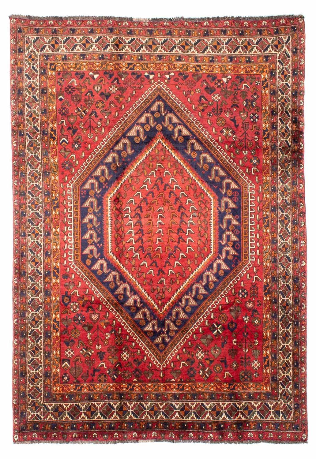 Tapis persan - Nomadic - 298 x 207 cm - rouge