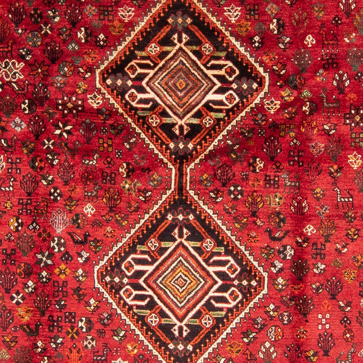 Tapis persan - Nomadic - 330 x 240 cm - rouge foncé