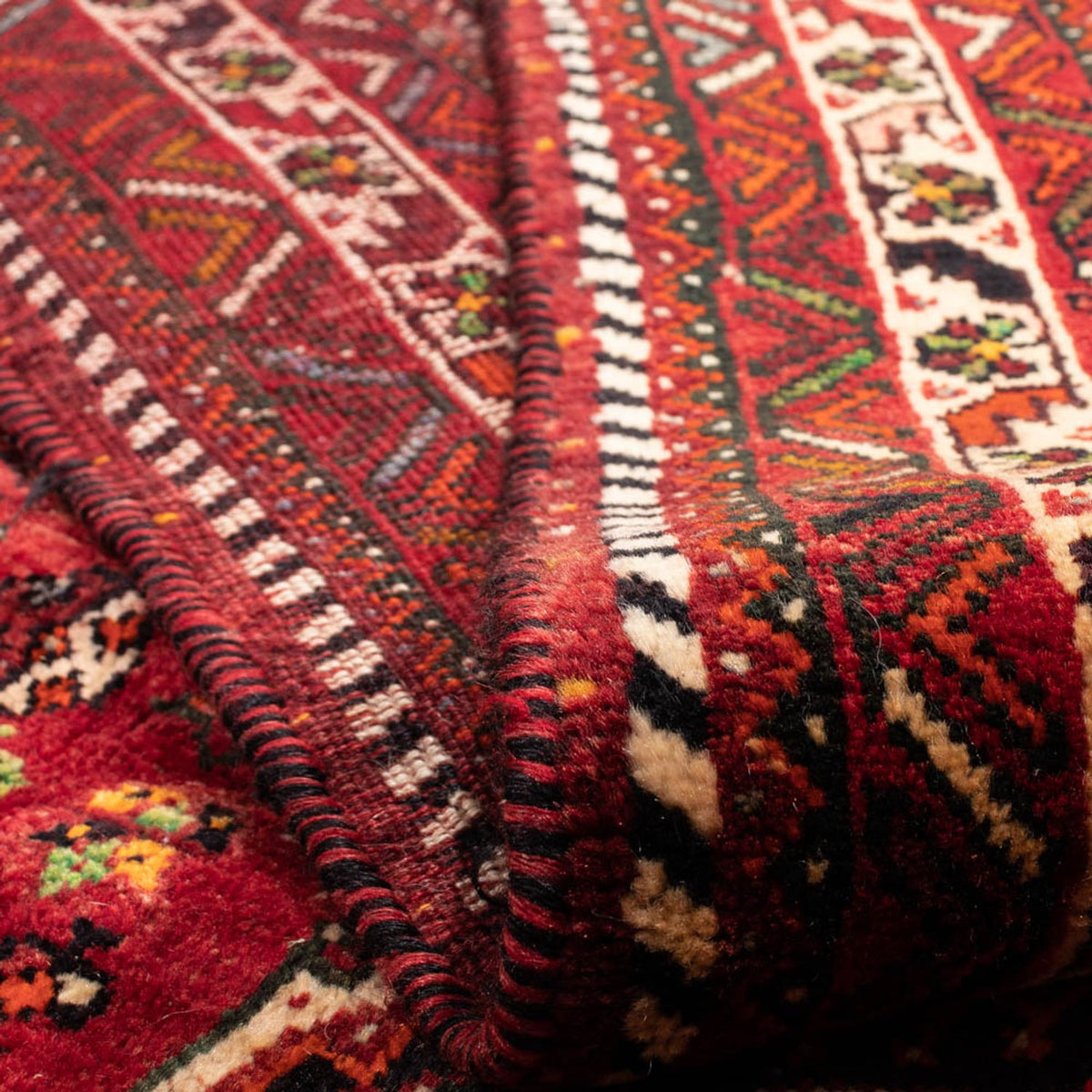 Tapis persan - Nomadic - 330 x 240 cm - rouge foncé