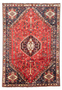 Tapis persan - Nomadic - 302 x 207 cm - rouge