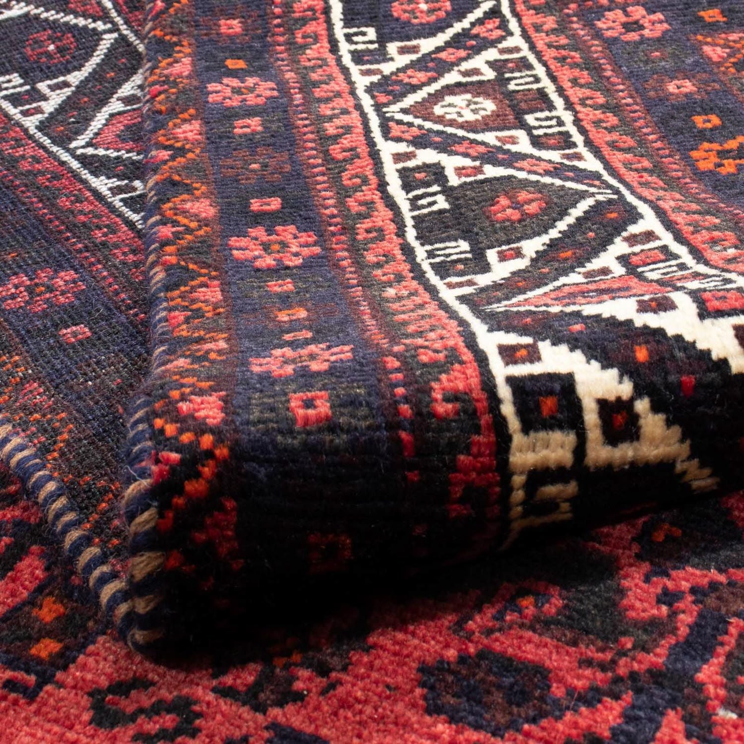 Tapis persan - Nomadic - 300 x 207 cm - rouge