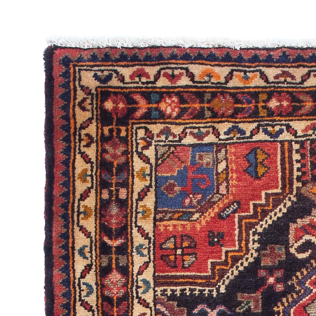 Tapis persan - Nomadic - 130 x 85 cm - bleu foncé