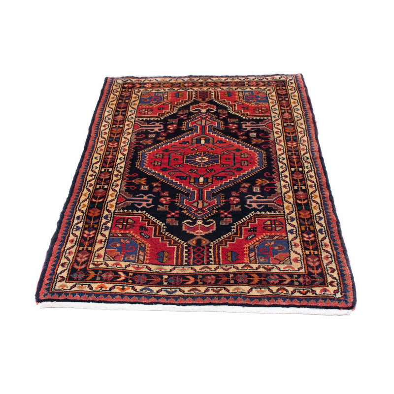 Tapis persan - Nomadic - 130 x 85 cm - bleu foncé