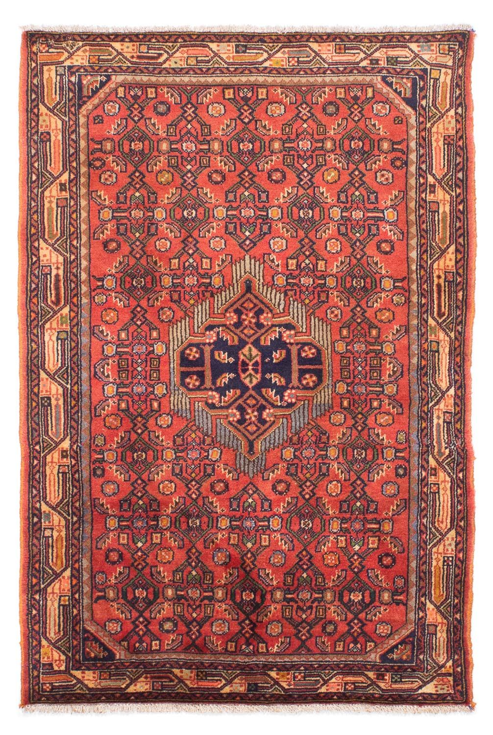 Tapis persan - Nomadic - 155 x 100 cm - rouge clair