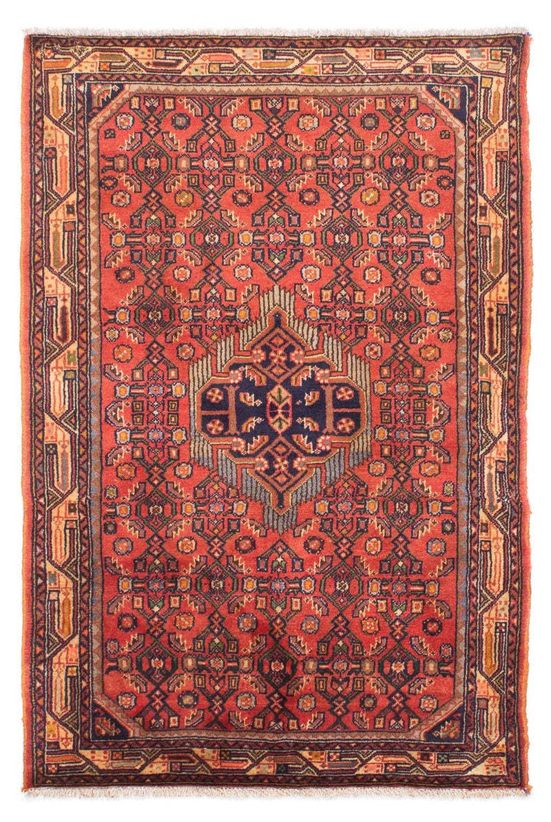 Tapis persan - Nomadic - 155 x 100 cm - rouge clair