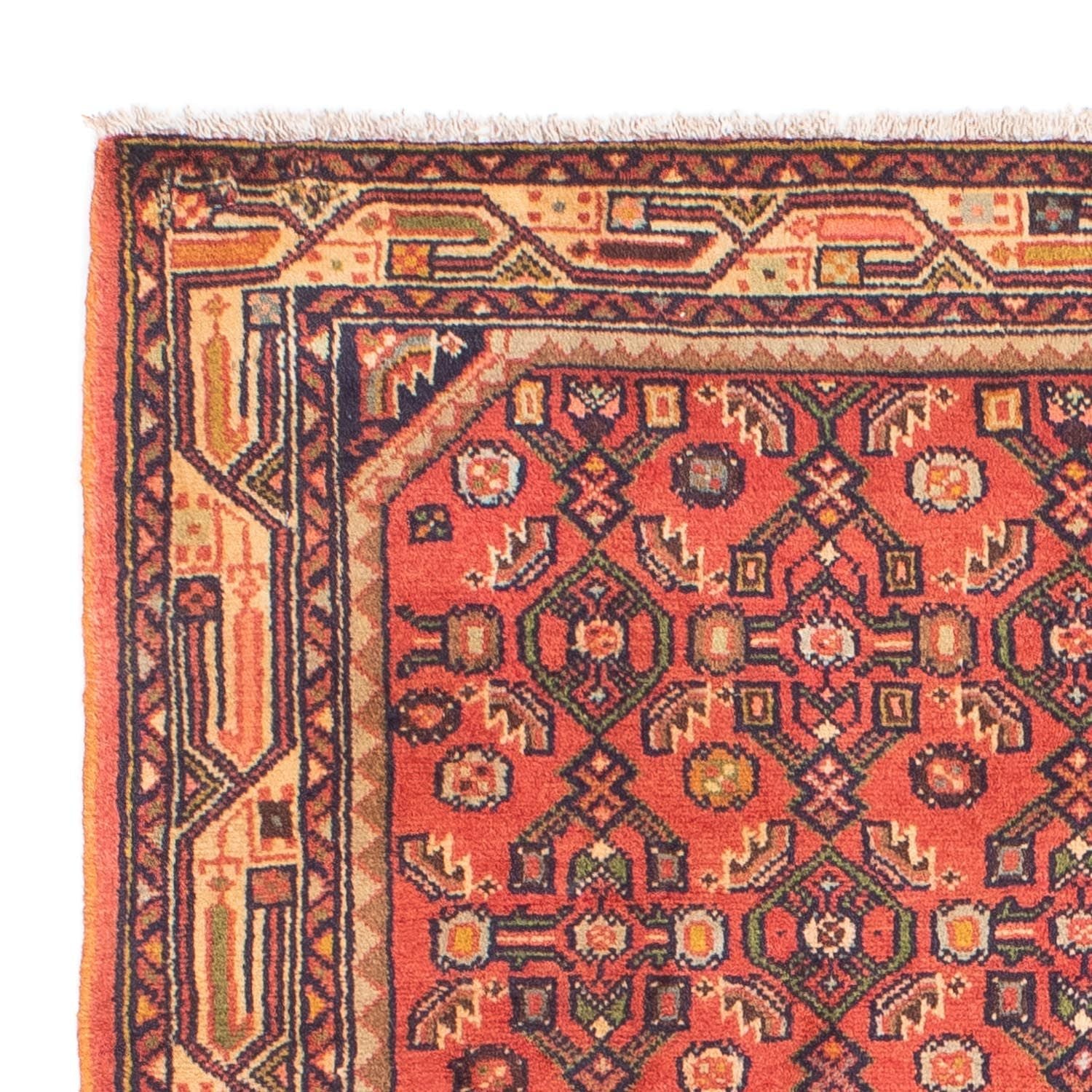 Tapis persan - Nomadic - 155 x 100 cm - rouge clair