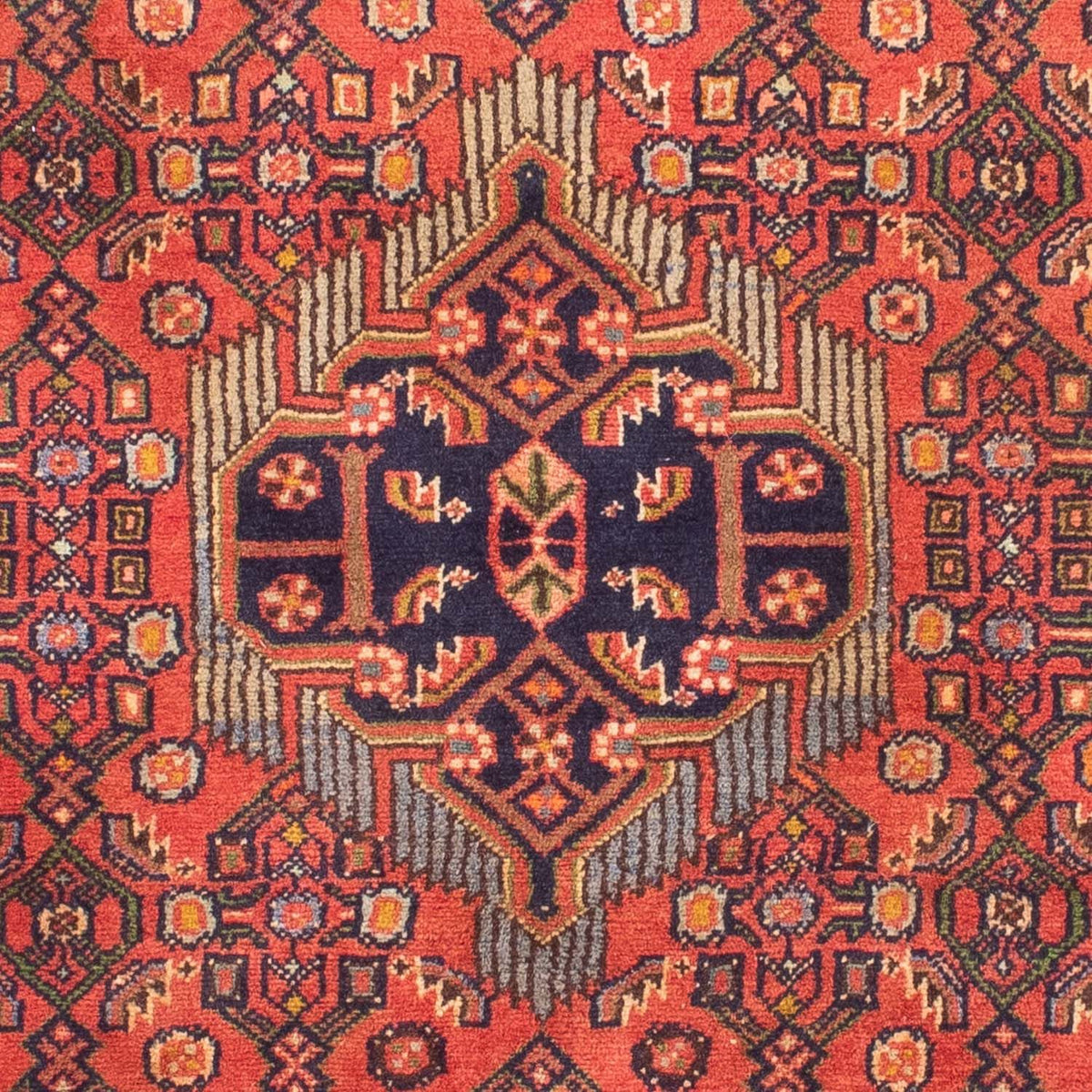 Tapis persan - Nomadic - 155 x 100 cm - rouge clair