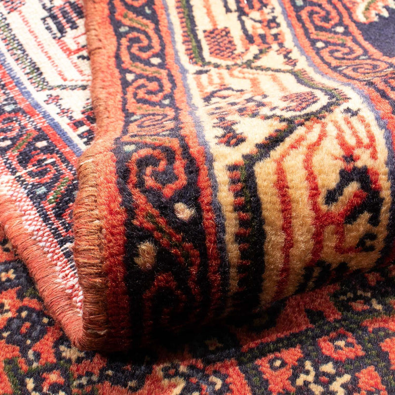 Tapis persan - Nomadic - 150 x 98 cm - rouge clair