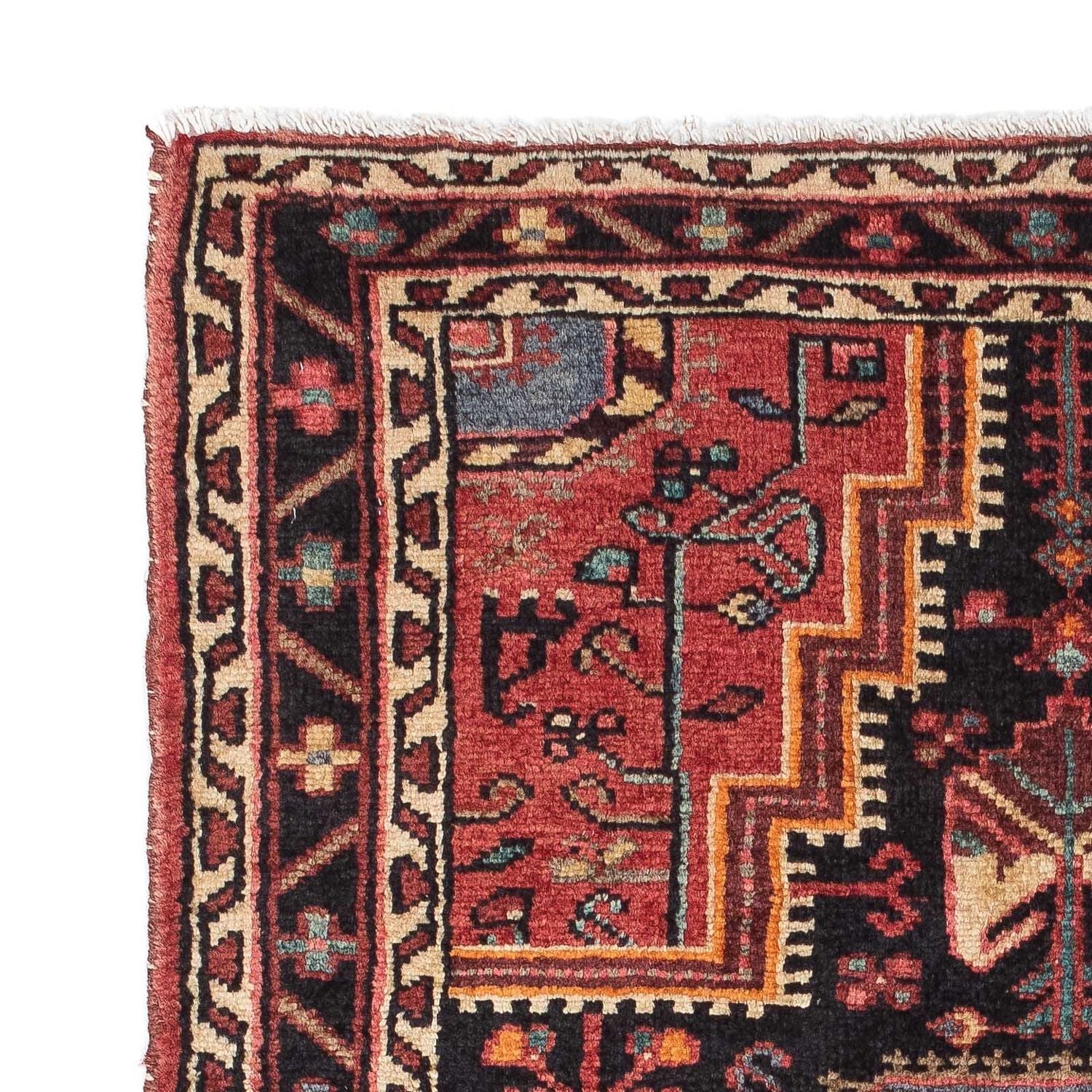 Tapis persan - Nomadic - 135 x 90 cm - bleu foncé