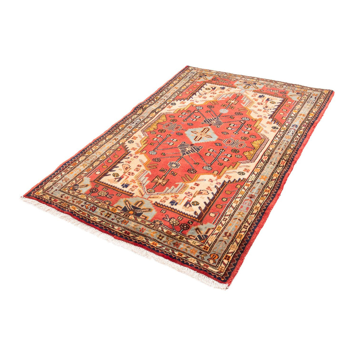 Tapis persan - Nomadic - 170 x 115 cm - rouge