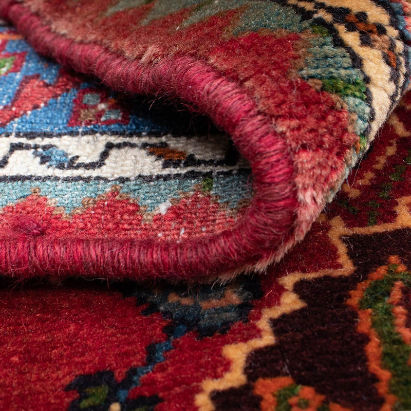 Tapis persan - Nomadic - 155 x 108 cm - rouge foncé