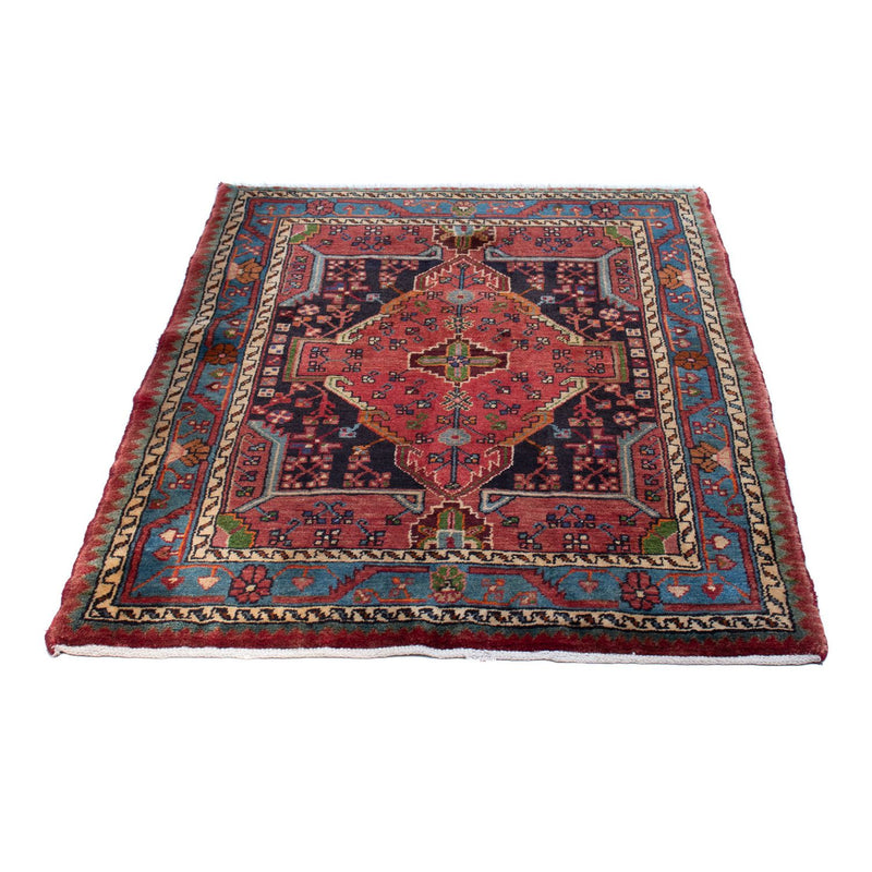 Tapis persan - Nomadic - 155 x 108 cm - rouge foncé