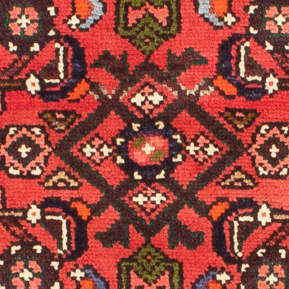 Tapis persan - Nomadic - 140 x 103 cm - rouge