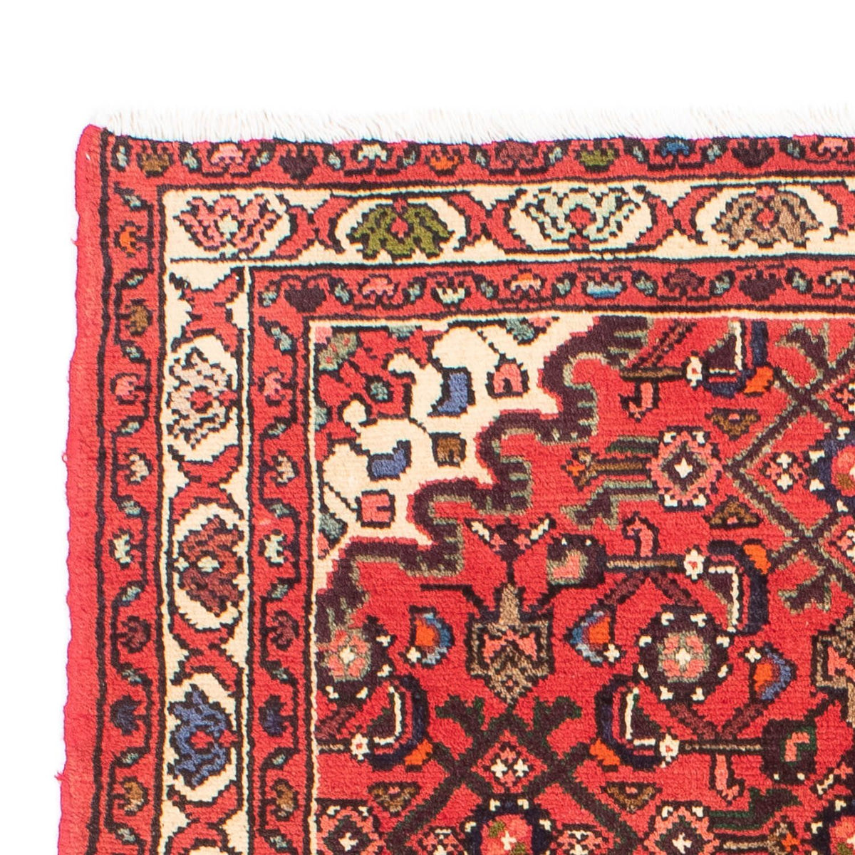 Tapis persan - Nomadic - 140 x 103 cm - rouge