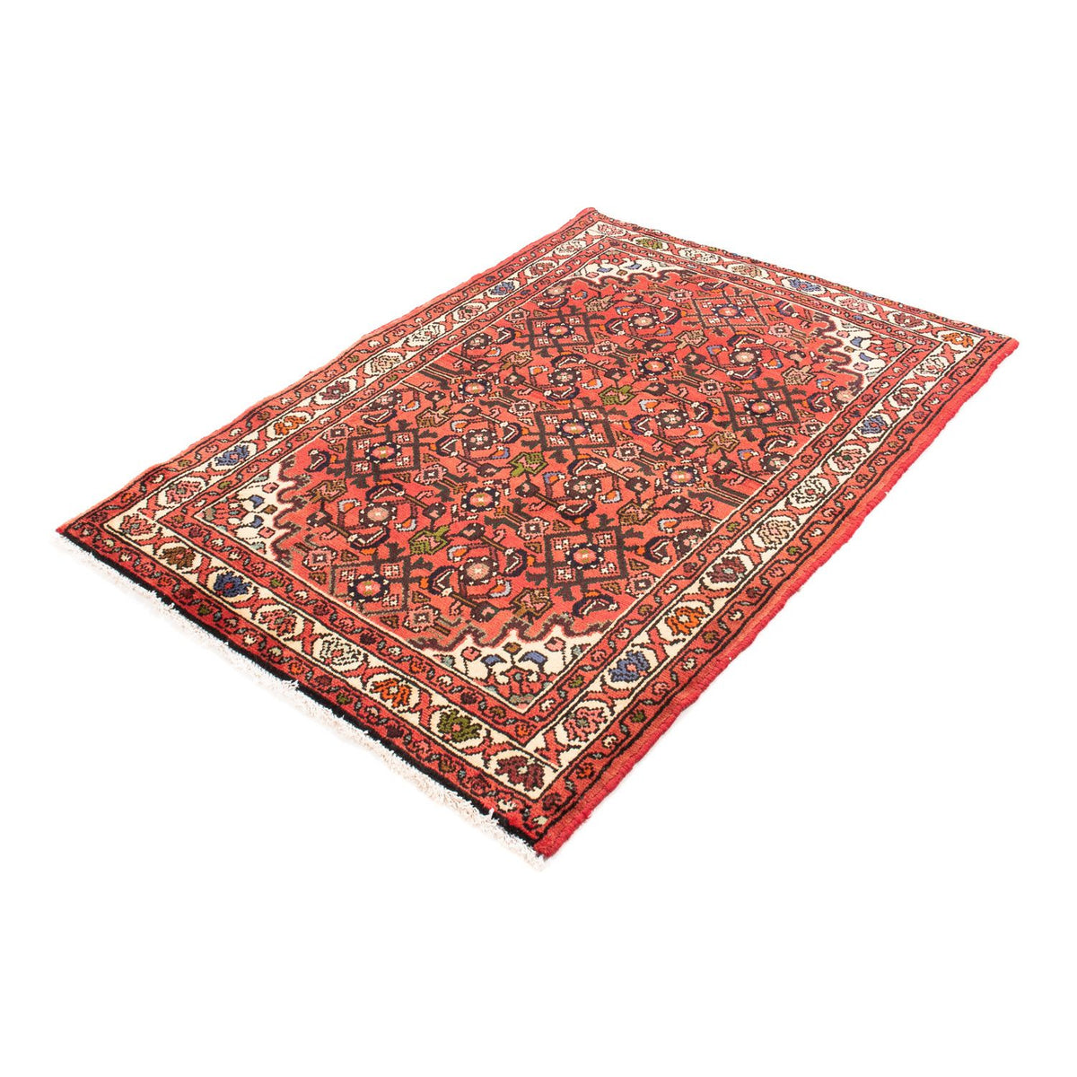 Tapis persan - Nomadic - 140 x 103 cm - rouge