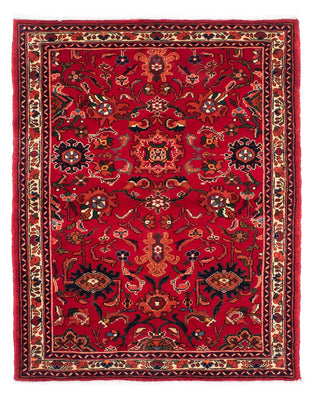 Tapis persan - Nomadic - 160 x 112 cm - rouge foncé
