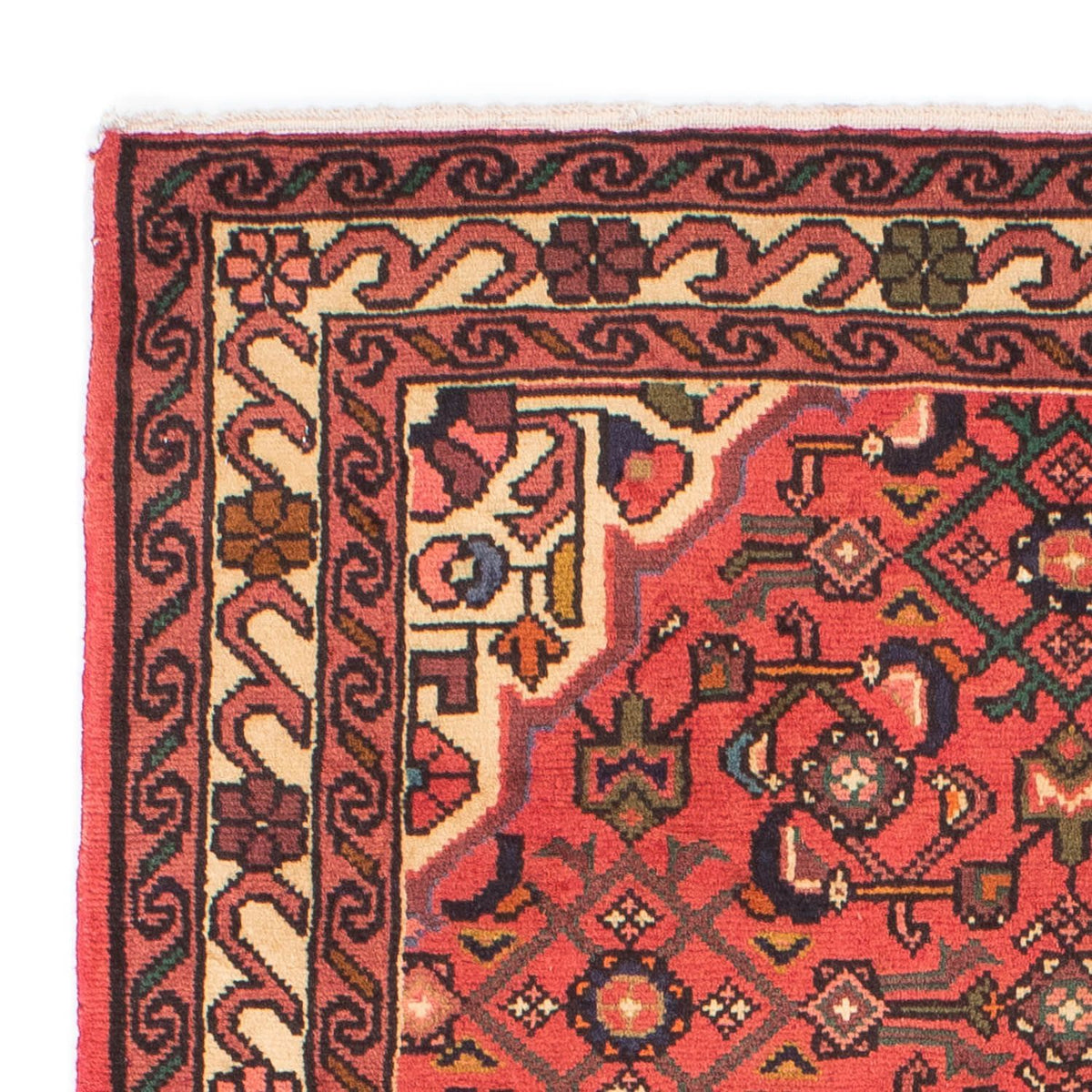 Tapis persan - Nomadic - 150 x 103 cm - rouge