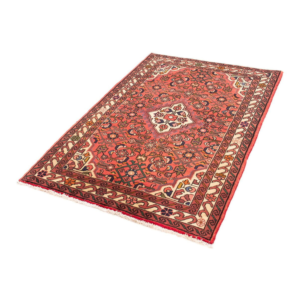 Tapis persan - Nomadic - 150 x 103 cm - rouge