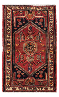 Tapis persan - Nomadic - 142 x 90 cm - rouge