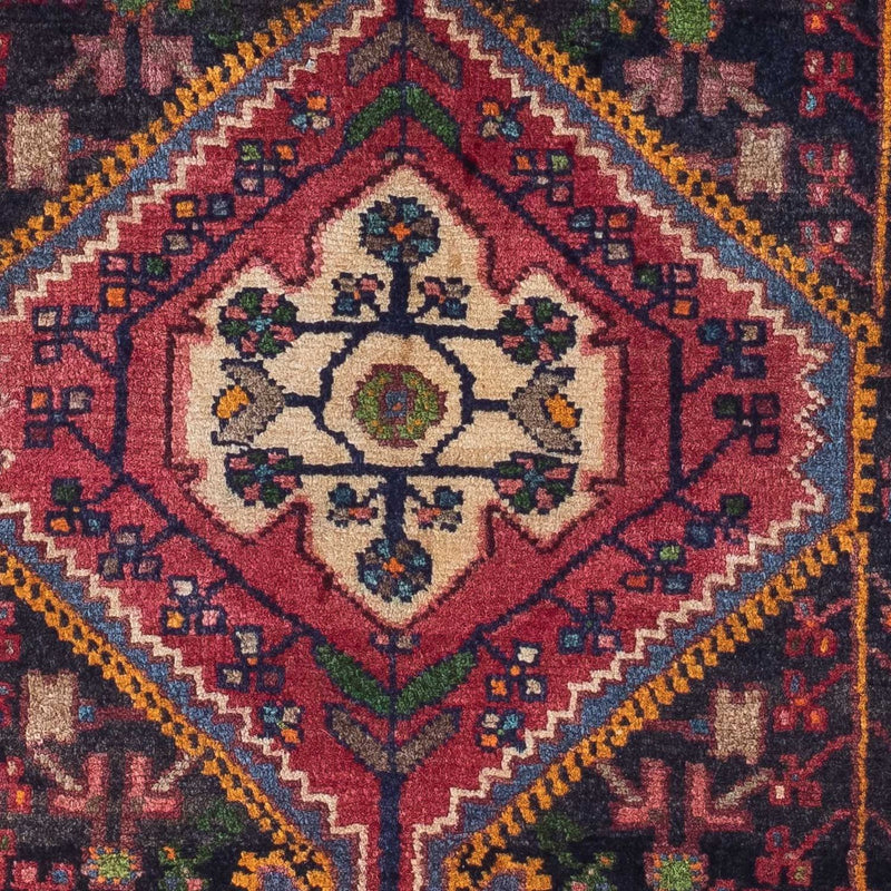 Tapis persan - Nomadic - 136 x 85 cm - bleu foncé