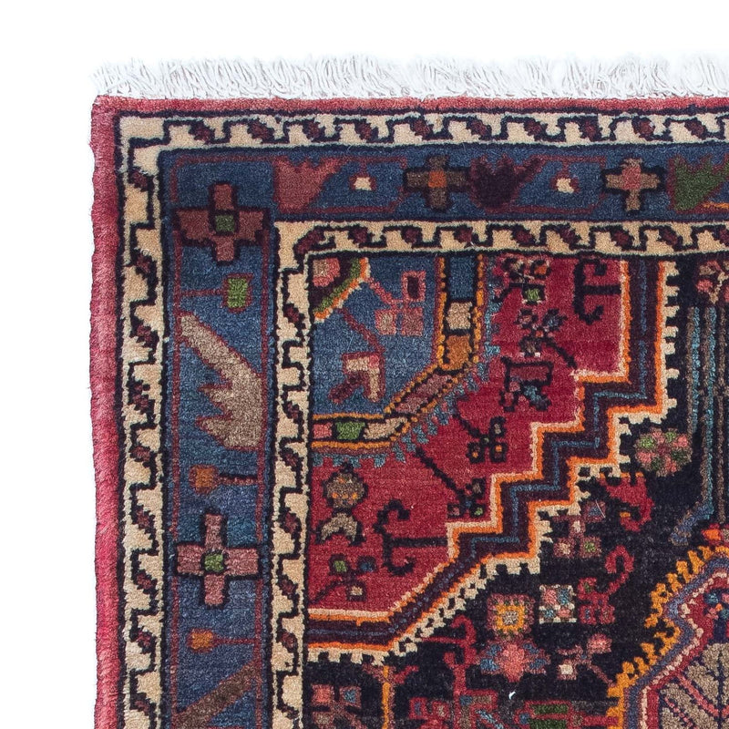 Tapis persan - Nomadic - 136 x 85 cm - bleu foncé